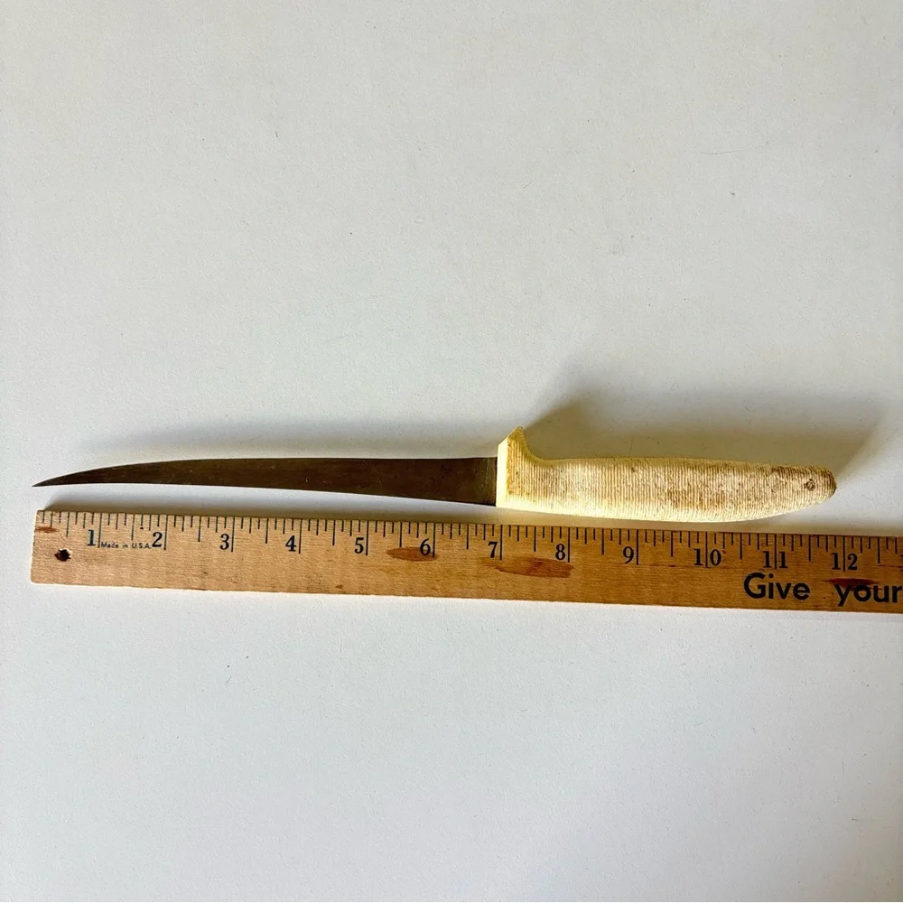 Dexter-Russell Fillet Knife S133N-7 7” Blade with Leather Sheath Made in USA